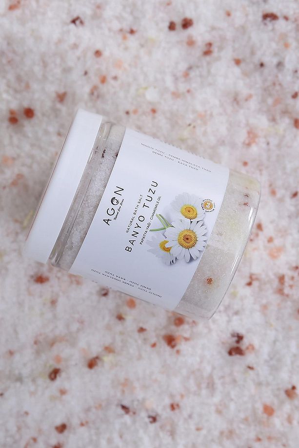 Agon Papatya Yağlı Doğal Banyo Tuzu 300 gr - Ingiliz,himalaya,deniz Ve Kaya Tuzu