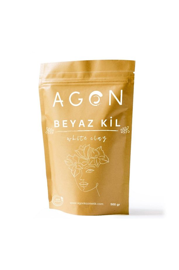 Agon Beyaz Kil Doğal Yüz Bakım Maskesi 500 Gr