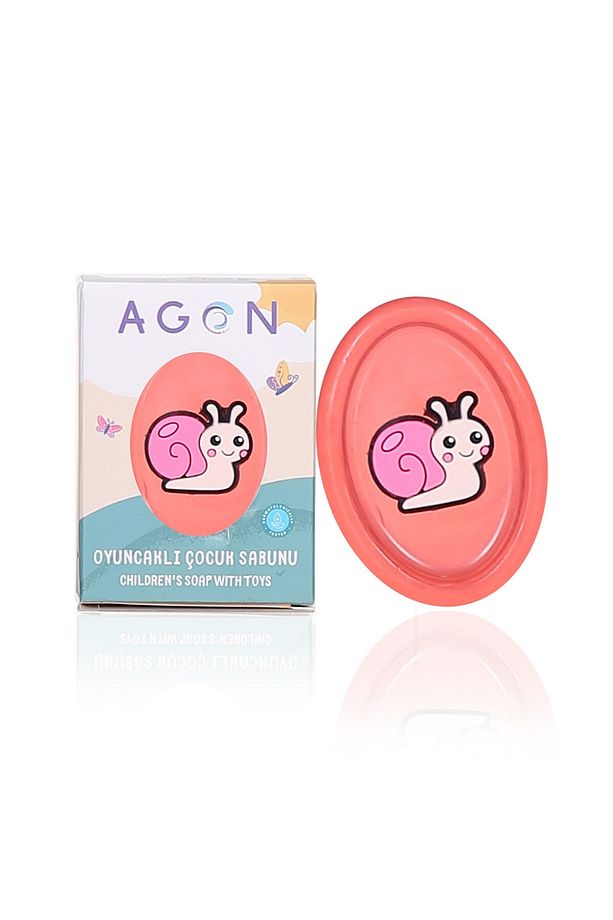 Agon Nar Çiçeği Özlü El Yapımı Oyuncaklı Çocuk Sabunu